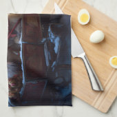 Pekingese Kerstfeest Seizoen Theedoek (Quarter Fold)