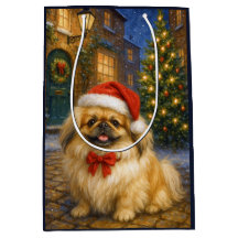 Pekingese Kerstkaart