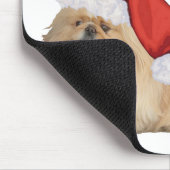 Pekingese Kerstman Muismat (Hoek)