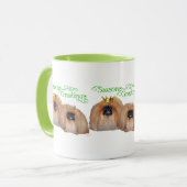Pekingese Kerstmis Mok (Voorkant links)