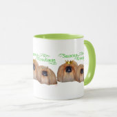 Pekingese Kerstmis Mok (Voorkant rechts)