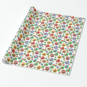 Pekingese Kerstornamenten Cadeaupapier (Uitgerold)