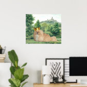 Pekingese King Poster (Thuiskantoor)
