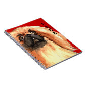 Pekingese kleurenblok notitieboek (Rechterzijde)