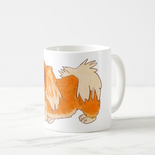 Pekingese Koffiemok (Voorkant rechts)