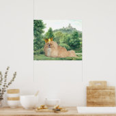 Pekingese Koning Poster (Keuken)