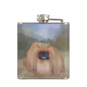 Pekingese Koninklijk Heupfles (Achterkant)