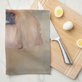 Pekingese Koninklijk Theedoek (Quarter Fold)