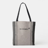 Pekingese kunst wanneer alles mislukt, quote tote bag (Achterkant)