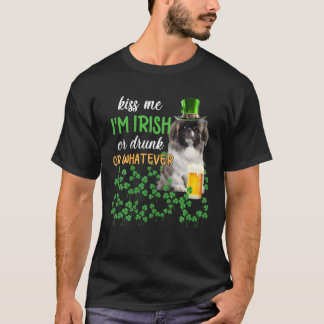 Pekingese kus me ik ben Iers of Drink of zo T-shirt
