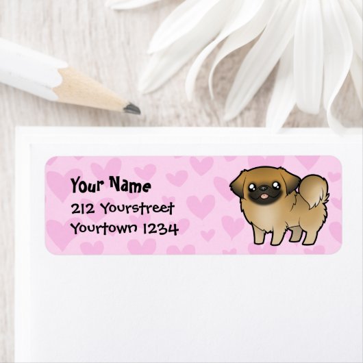 Pekingese Love (puppy cut) Etiket (Insitu)