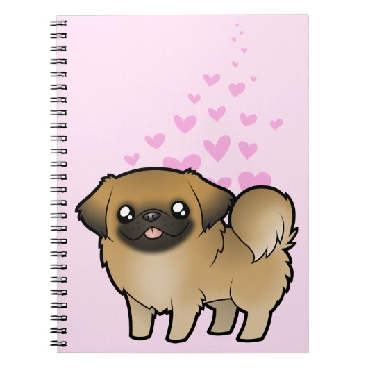 Pekingese Love (puppy cut) Notitieboek (Voorkant)
