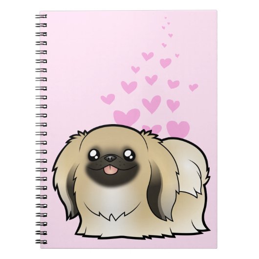 Pekingese Love (show cut) Notitieboek (Voorkant)
