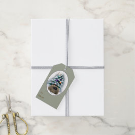 Pekingese Lovers Kerstmis Cadeaulabel
