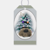 Pekingese Lovers Kerstmis Cadeaulabel (Achterkant)