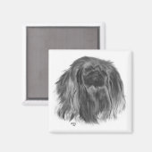 Pekingese magneet (Voorkant / Achterkant)