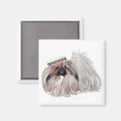 Pekingese magneet (Voorkant / Achterkant)