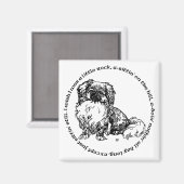 Pekingese Magneet (Voorkant / Achterkant)