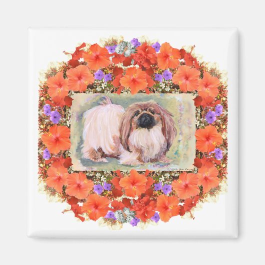 Pekingese magneet (Voorkant)