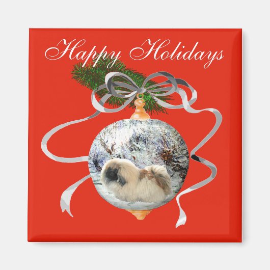 Pekingese magneet (Voorkant)
