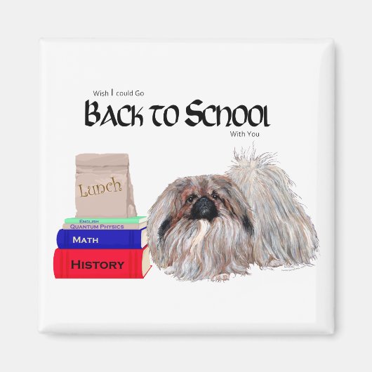Pekingese Magneet (Voorkant)