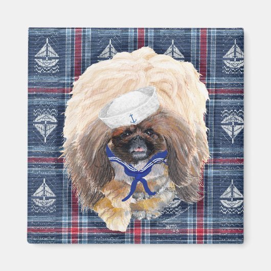 Pekingese Magnet (Voorkant)