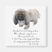 Pekingese Magnet (Voorkant)