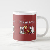 Pekingese Mam Gifts Grote Koffiekop (Rechts)