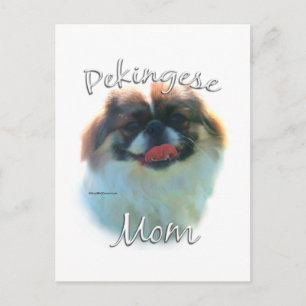 Pekingese mama 2 briefkaart