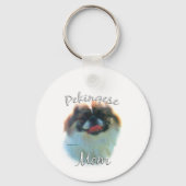 Pekingese mama 2 sleutelhanger (Achterkant)