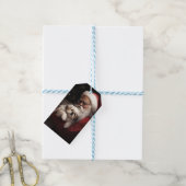 Pekingese met Sinterklaas Feestelijke Kerstmis Cadeaulabel (Met Touw)