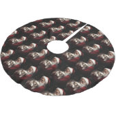 Pekingese met Sinterklaas Feestelijke Kerstmis Kerstboom Rok (Gekanteld)