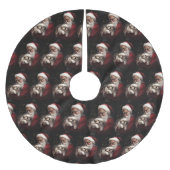 Pekingese met Sinterklaas Feestelijke Kerstmis Kerstboom Rok (Voorkant)