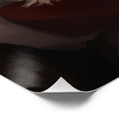 Pekingese met Sinterklaas Feestelijke Kerstmis Perfect Poster (Hoek)