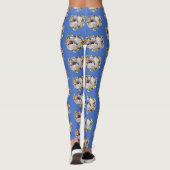 Pekingese Ontwerp Broek Leggings (Achterkant)