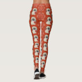 Pekingese Ontwerp Broekpakken Leggings (Achterkant)