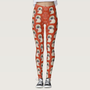 Pekingese Ontwerp Broekpakken Leggings