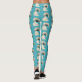 Pekingese Ontwerp Leggings (Achterkant)
