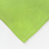 Pekingese op Green Fleece Deken (Hoek)