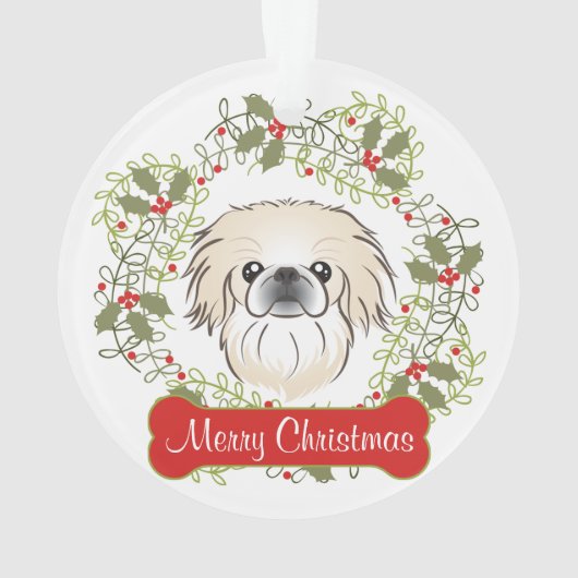 Pekingese  Ornament (achterkant)