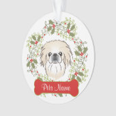 Pekingese  Ornament (voorkant)