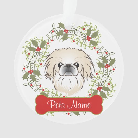 Pekingese  Ornament (voorkant)