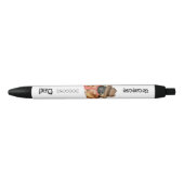 Pekingese Pap Zwarte Inktpen Inkt Pen (Voorkant)