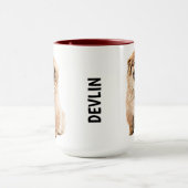 Pekingese Personalized Mug Mok (Midden)