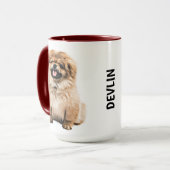 Pekingese Personalized Mug Mok (Voorkant links)
