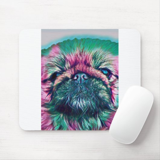 Pekingese Portrait Muismat (Met muis)