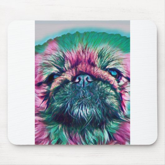 Pekingese Portrait Muismat (Voorkant)