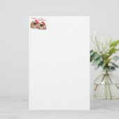 Pekingese Prettig kerstfeest Briefpapier (Staand voorkant)