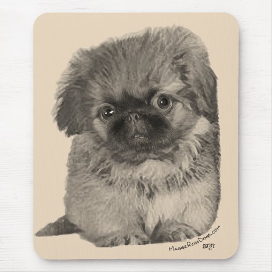 Pekingese Pup Muismat (Voorkant)