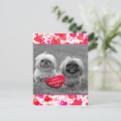 Pekingese Puppies wensen een fijne Valentijnsdag Feestdagenkaart